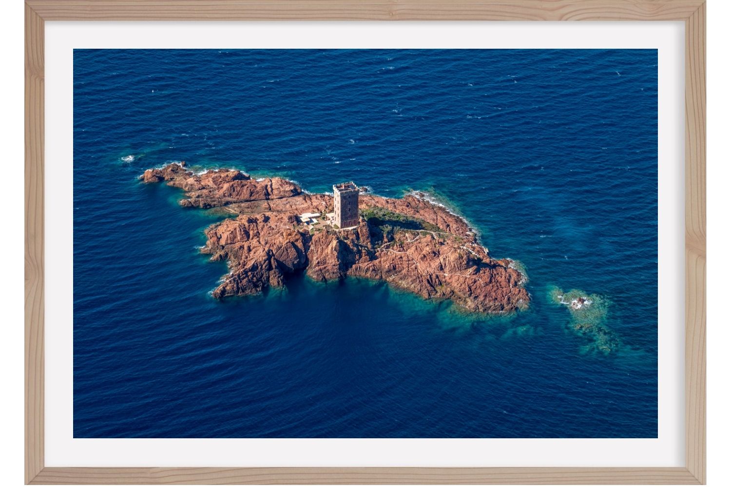 L'ile d'Or. Massif de l'Estérel. Méditerranée. France