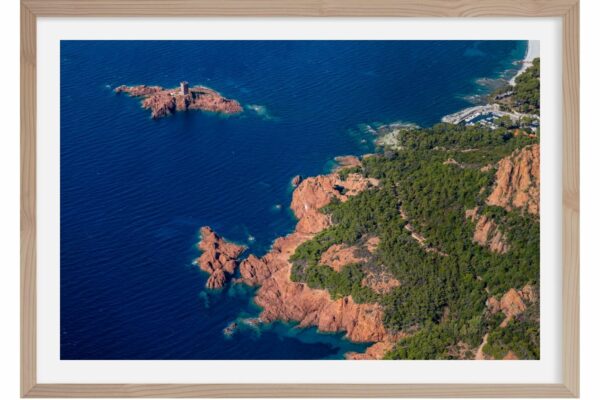 Massif de l'Estérel. Méditerranée. France