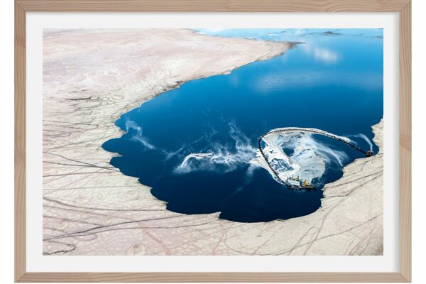 Marée salin. Magadi. Kenya