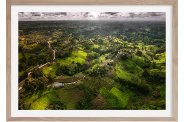 Les terres du Kenya vues du ciel