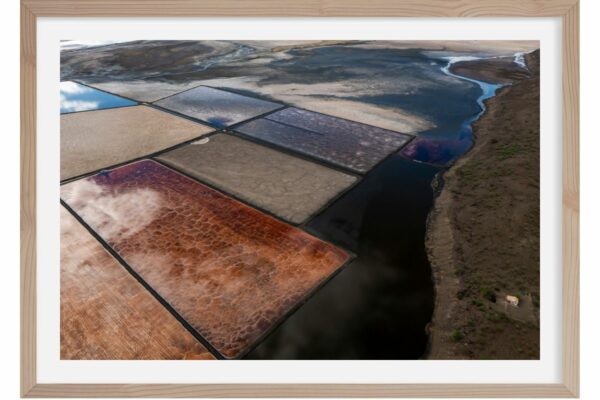 Le patchwork de la vie. Mareés salins. Magadi. Kenya